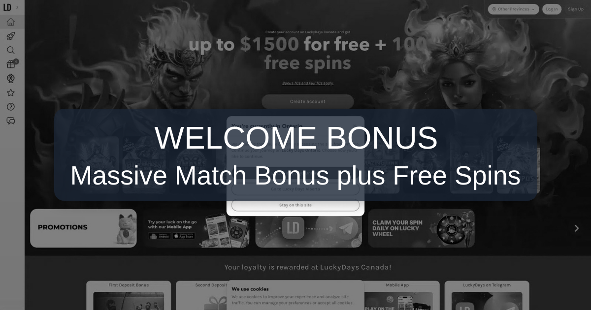 Discover LuckyDays Casino in Canada